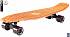 Скейтборд виниловый Y-Scoo Big Fishskateboard metallic 27" 402H-O с сумкой, оранжевый с черными колёсами  - миниатюра №1